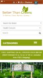 Mobile Screenshot of betterthangreens.com